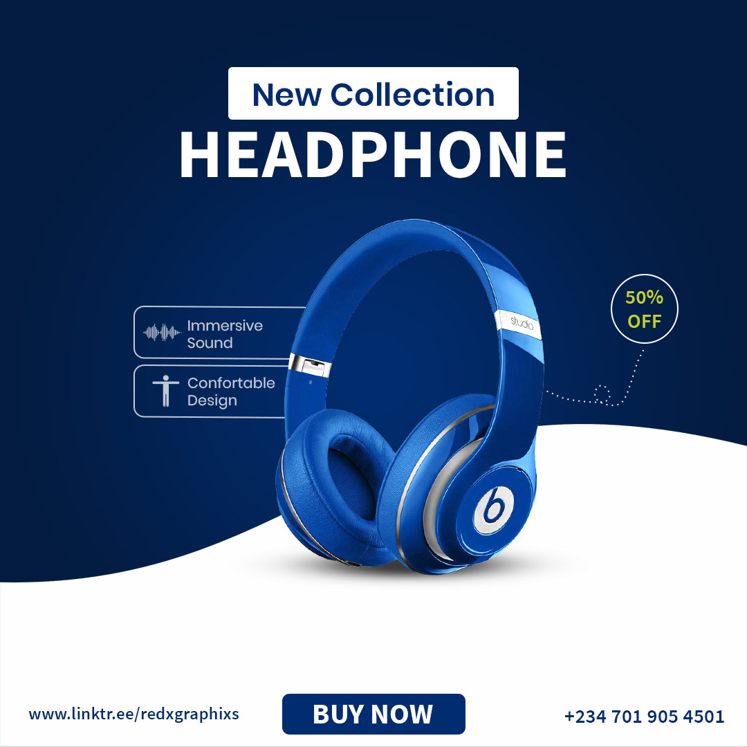 Headphone New Collection — Poster Design