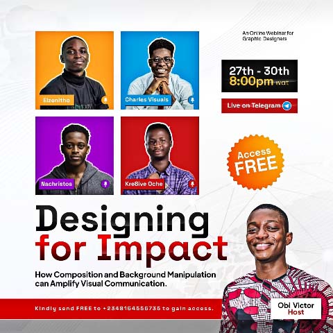 Designing for Impact — Webinar — Poster Design