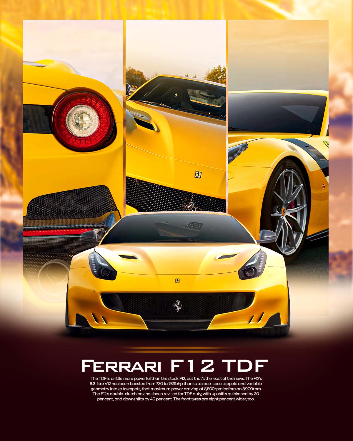 Ferrari F12 TDF — Photo Manipulation