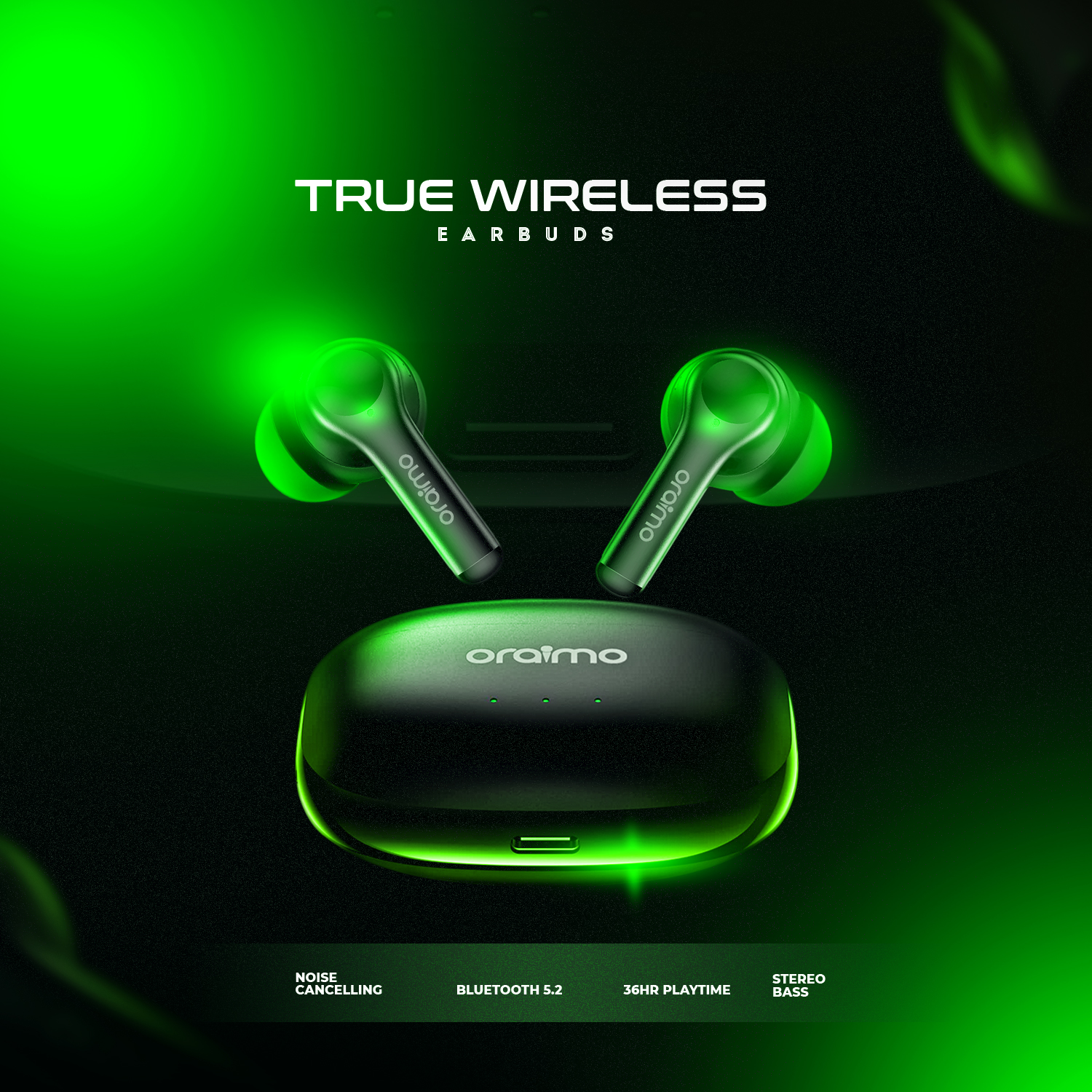 Oraimo True Wireless — Poster Design