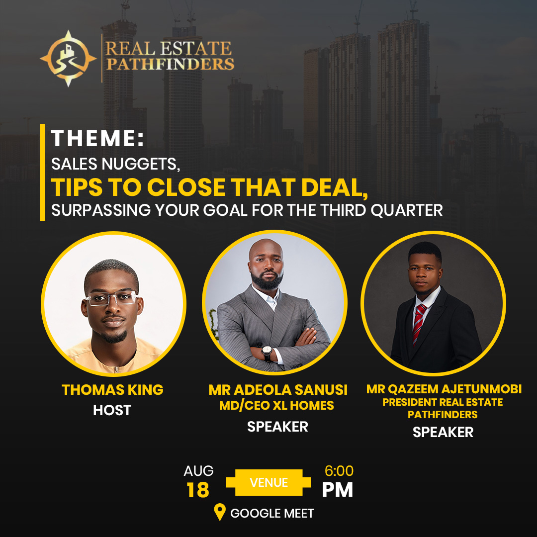 Real Estate Pathfinders — Poster Design
