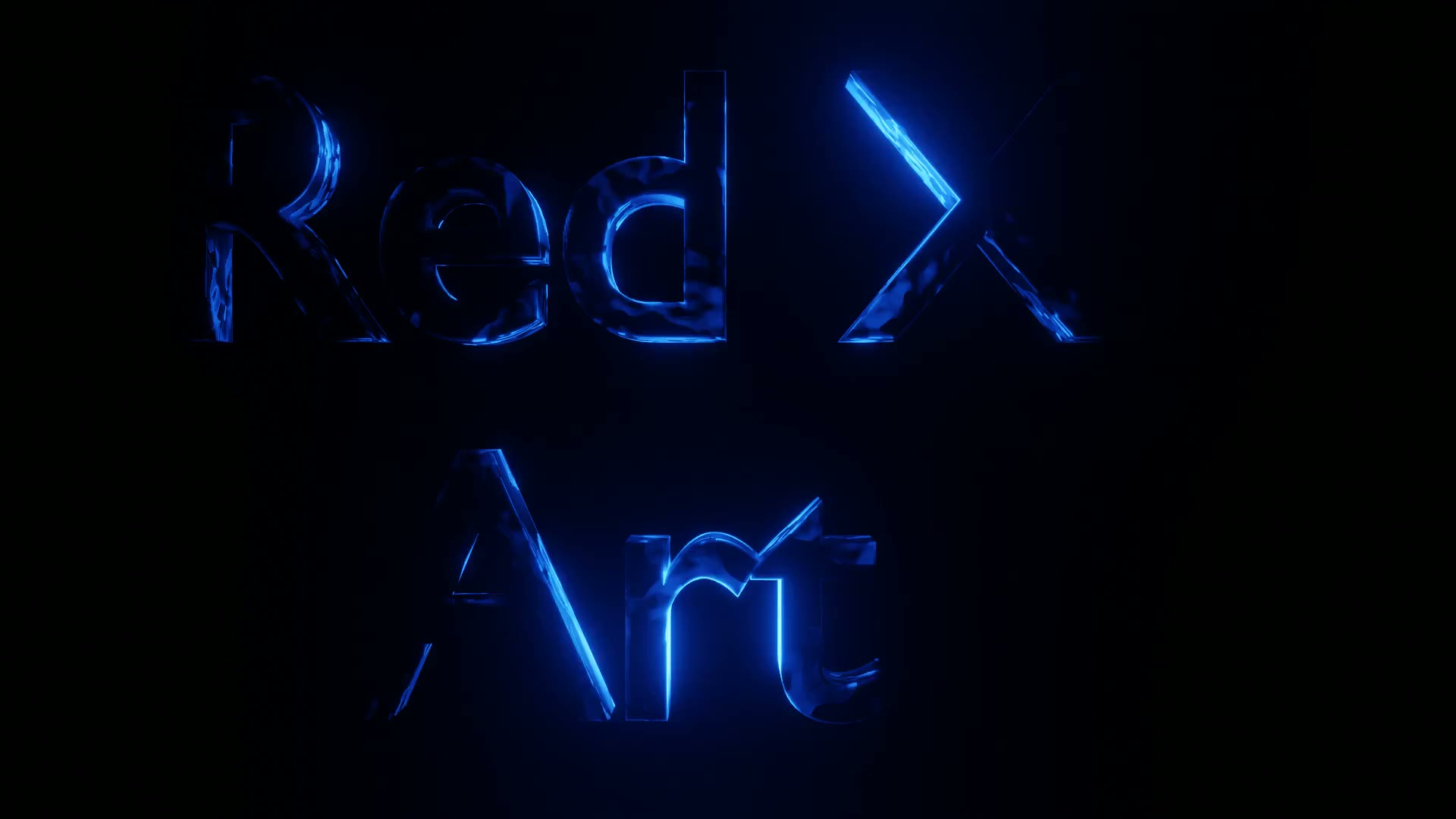 Red X — Logo Intro — Motion Graphics