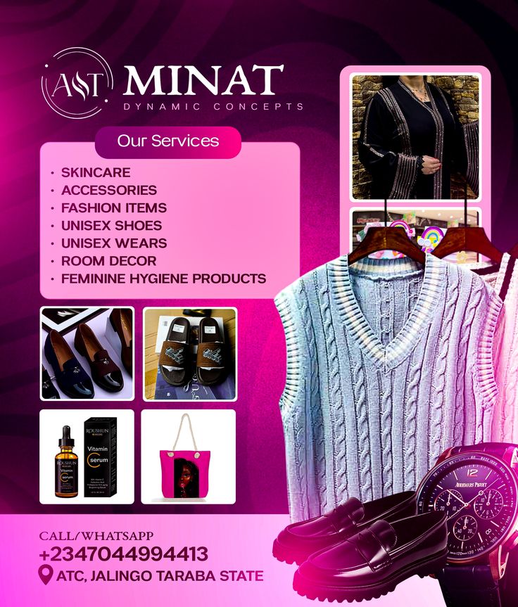 AST Minat — Services Flyer — Poster Design